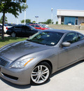 infiniti g37 2008 gray coupe gasoline 6 cylinders rear wheel drive automatic 76205