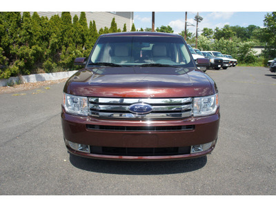 ford flex 2009 dk  red wagon sel gasoline 6 cylinders front wheel drive automatic 07507