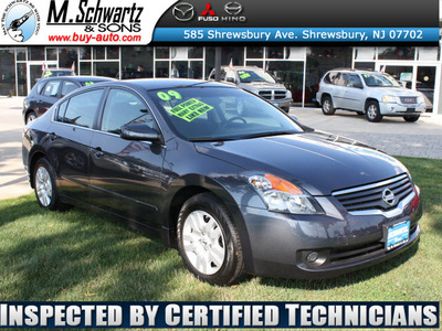 nissan altima 2009 gray sedan s gasoline 4 cylinders front wheel drive automatic 07702