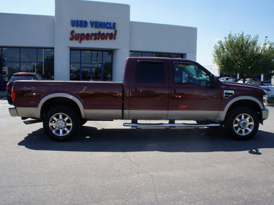 ford f 250 super duty 2008 brown lariat gasoline 8 cylinders 4 wheel drive automatic with overdrive 46168