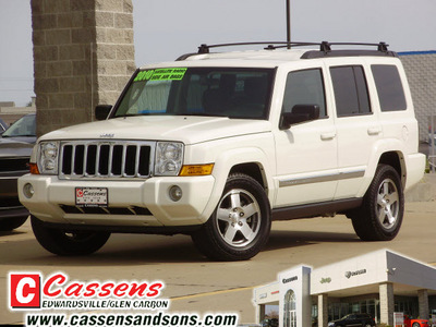 jeep commander 2010 white suv sport gasoline 6 cylinders 4 wheel drive automatic 62034