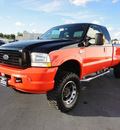 ford f 250 super duty 2004 orangeblack harley davidson diesel diesel 8 cylinders 4 wheel drive automatic 45344