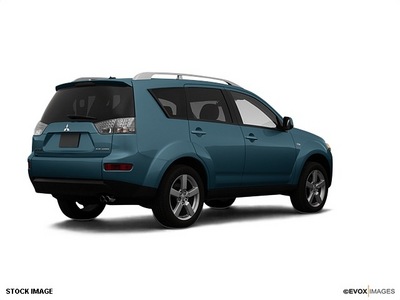 mitsubishi outlander 2007 lt  blue suv xls gasoline 6 cylinders all whee drive automatic 44060