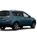 mitsubishi outlander 2007 lt  blue suv xls gasoline 6 cylinders all whee drive automatic 44060