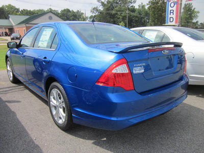 ford fusion 2012 blue sedan se gasoline 4 cylinders front wheel drive automatic 62863