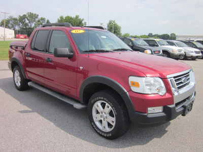 ford explorer sport trac 2007 red suv xlt 4x4 gasoline 8 cylinders 4 wheel drive automatic with overdrive 62863