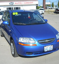 chevrolet aveo 2008 blue hatchback ls gasoline 4 cylinders front wheel drive 5 speed manual 99212