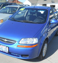 chevrolet aveo 2008 blue hatchback ls gasoline 4 cylinders front wheel drive 5 speed manual 99212