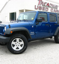jeep wrangler unlimited 2010 blue suv 4x4 sport gasoline 6 cylinders 4 wheel drive automatic 45840
