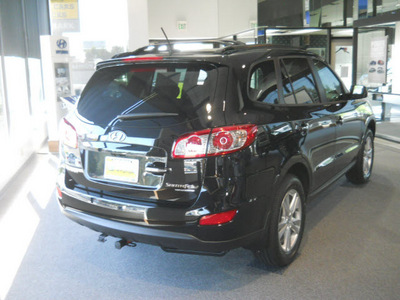 hyundai santa fe 2011 twilight black suv limited gasoline 6 cylinders all whee drive shiftable automatic 99208