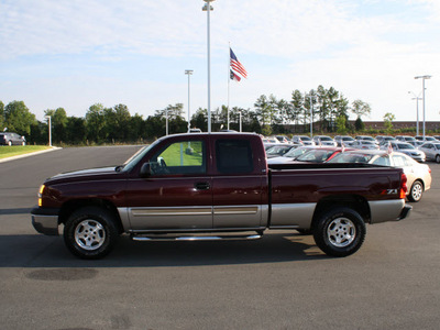 chevrolet silverado 1500 2003 dk  red z71 gasoline 8 cylinders 4 wheel drive automatic 27215