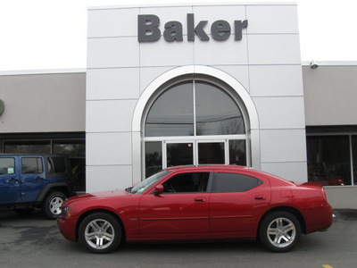 dodge charger 2007 red sedan rt gasoline 8 cylinders rear wheel drive automatic with overdrive 08844