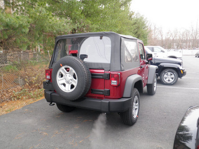 jeep wrangler 2011 red suv sport gasoline 6 cylinders 4 wheel drive 6 speed manual 08844