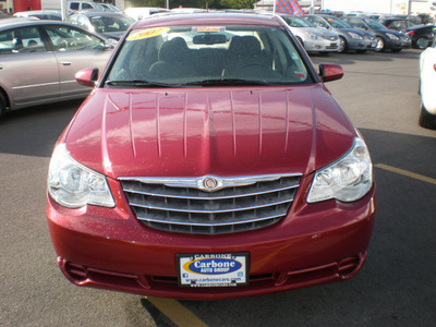chrysler sebring 2007 red sedan touring gasoline 4 cylinders front wheel drive automatic 13502