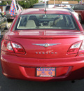 chrysler sebring 2007 red sedan touring gasoline 4 cylinders front wheel drive automatic 13502