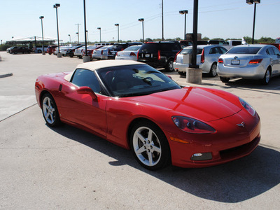 chevrolet corvette 2007 red gasoline 8 cylinders rear wheel drive 6 speed manual 76087