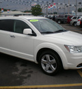 dodge journey 2009 white suv r t gasoline 6 cylinders front wheel drive automatic 13502