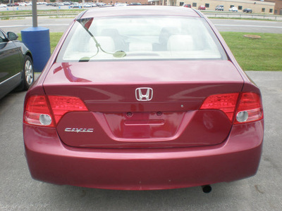 honda civic 2007 red sedan ex gasoline 4 cylinders front wheel drive automatic 13502