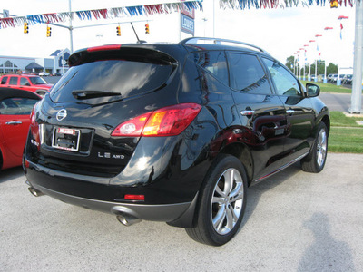 nissan murano 2009 black suv le gasoline 6 cylinders all whee drive automatic 45840