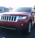 jeep grand cherokee 2011 red suv overland gasoline 8 cylinders 4 wheel drive automatic 07730
