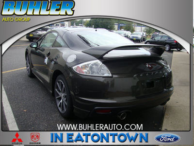 mitsubishi eclipse 2011 dk  gray hatchback gt gasoline 6 cylinders front wheel drive automatic 07724