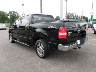 ford f 150 2007 black pickup truck cc xlt 4x4 flex fuel 8 cylinders 4 wheel drive automatic 56301