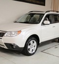 subaru forester 2010 white wagon 2 5x limited gasoline 4 cylinders all whee drive shiftable automatic 55391