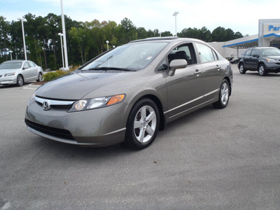 honda civic 2008 gray sedan ex gasoline 4 cylinders front wheel drive automatic 28557