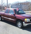 gmc sierra 1500 1999 dk  red pickup truck sle gasoline 8 cylinders rear wheel drive automatic 07054