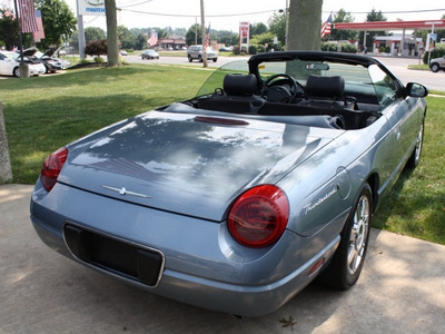 ford thunderbird 2005 steel blue deluxe gasoline 8 cylinders rear wheel drive automatic 07702