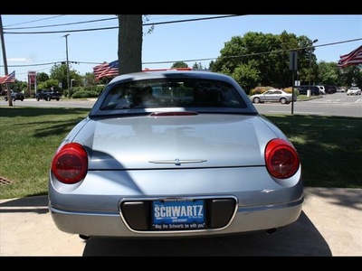 ford thunderbird 2005 steel blue deluxe gasoline 8 cylinders rear wheel drive automatic 07702