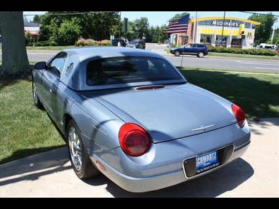 ford thunderbird 2005 steel blue deluxe gasoline 8 cylinders rear wheel drive automatic 07702