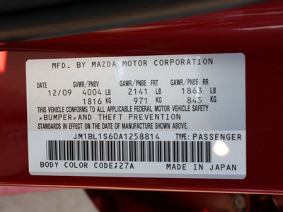 mazda mazda3 2010 red sedan s sport gasoline 4 cylinders front wheel drive 6 speed manual 07702