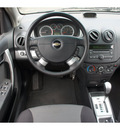 chevrolet aveo 2010 black hatchback lt gasoline 4 cylinders front wheel drive manual 07507