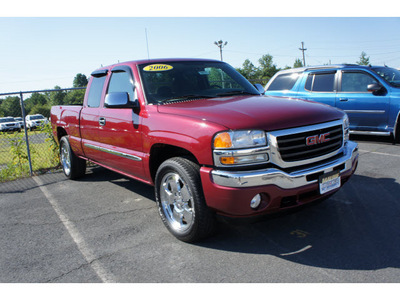 gmc sierra 1500 2006 red sle1 flex fuel 8 cylinders 4 wheel drive automatic with overdrive 08902