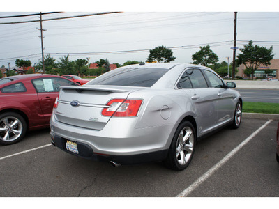 ford taurus 2010 silver sedan sho gasoline 6 cylinders all whee drive automatic with overdrive 08902