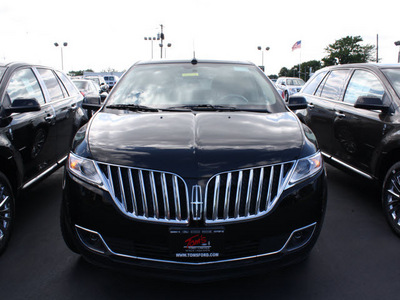 lincoln mkx 2011 ebony black suv gasoline 6 cylinders all whee drive 6 spd selectshift auto tr 07735