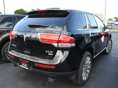 lincoln mkx 2011 ebony black suv gasoline 6 cylinders all whee drive 6 spd selectshift auto tr 07735