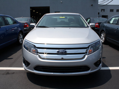 ford fusion 2012 steel blue metallic sedan sel gasoline 4 cylinders front wheel drive 6 speed automatic 07735