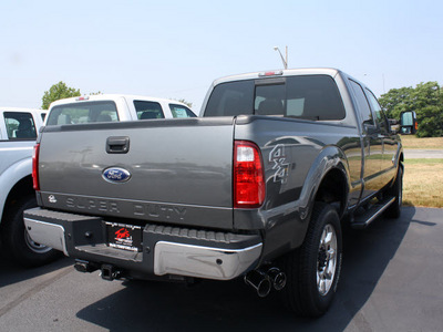 ford f 350 super duty 2011 sterling gray metal lariat biodiesel 8 cylinders 4 wheel drive 6 speed auto trans 07735
