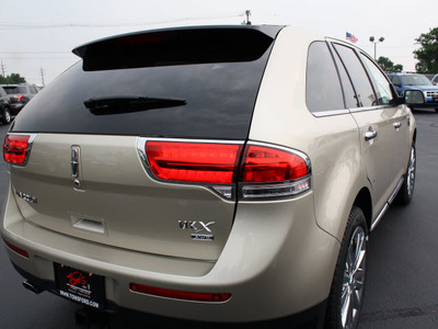 lincoln mkx 2011 gold leaf metallic suv gasoline 6 cylinders all whee drive 6 spd selectshift auto tr 07735