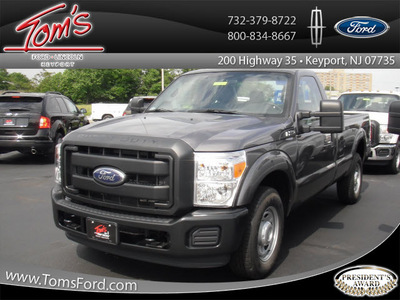 ford f 250 super duty 2011 gray xl flex fuel 8 cylinders 2 wheel drive 6 speed automatic 07735