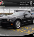 ford mustang 2012 black v6 premium gasoline 6 cylinders rear wheel drive 6 speed automatic 07735