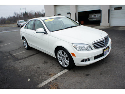 mercedes benz c class 2009 white sedan c300 4matic sport gasoline 6 cylinders all whee drive automatic with overdrive 08902
