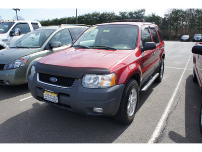 ford escape 2003 red suv xlt popular gasoline 6 cylinders dohc front wheel drive automatic with overdrive 08902