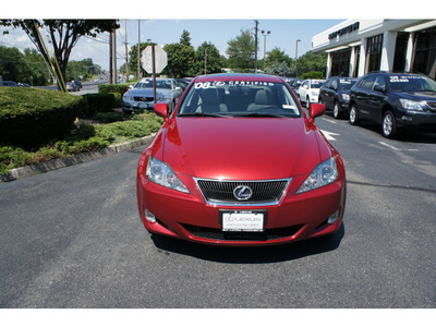 lexus is 250 2008 dk  red sedan navigation gasoline 6 cylinders all whee drive automatic 07755