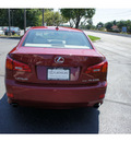 lexus is 250 2008 dk  red sedan navigation gasoline 6 cylinders all whee drive automatic 07755