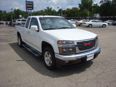 gmc canyon 2010 white pickup truck sle 1 gasoline 5 cylinders 2 wheel drive automatic 45324