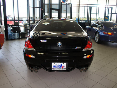 bmw m6 2007 black coupe m6 gasoline 10 cylinders rear wheel drive sequential manual gearbox 76108