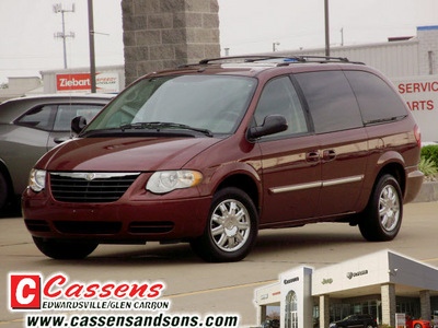 chrysler town country 2007 red van touring ed gasoline 6 cylinders front wheel drive automatic 62034